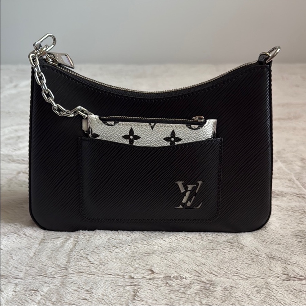 Louis Vuitton Black Epi Marelle